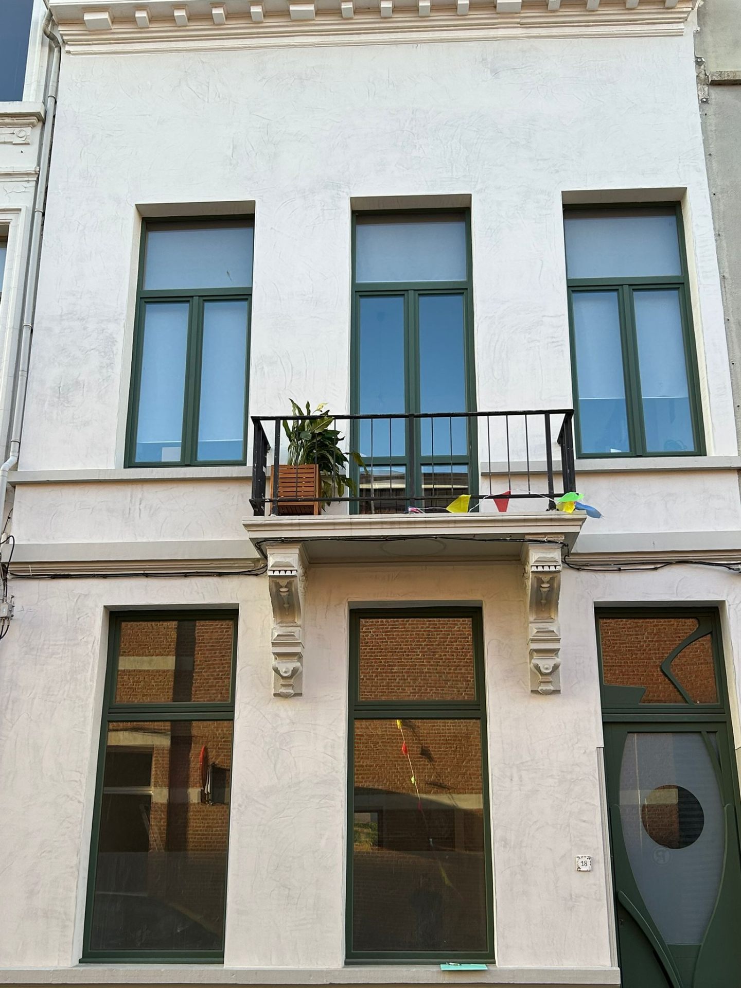 Gevelrenovatie met marmerlook
